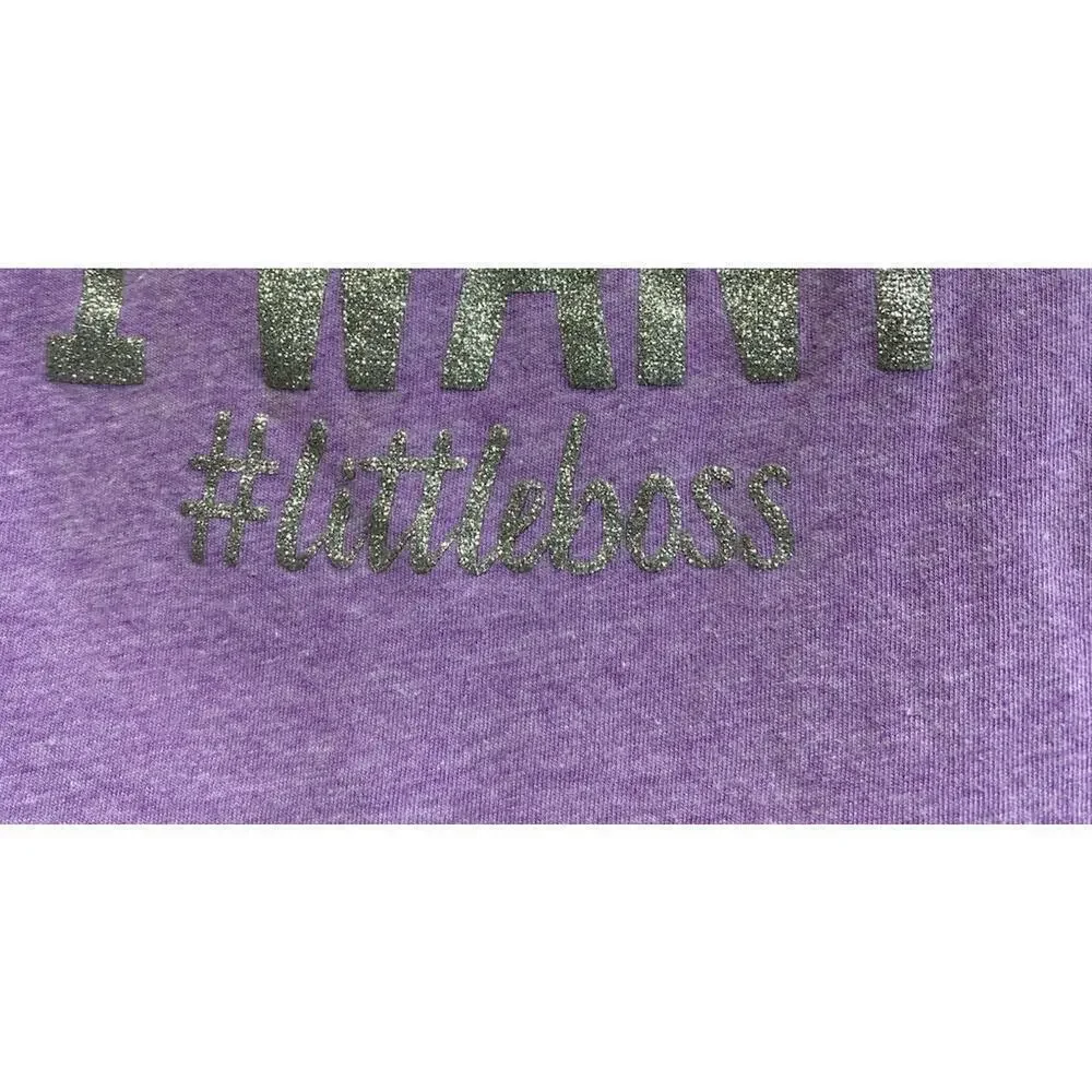Children’s Place “I Do what I Want #Littleboss” Long Sleeve Girls Tee Size 3T